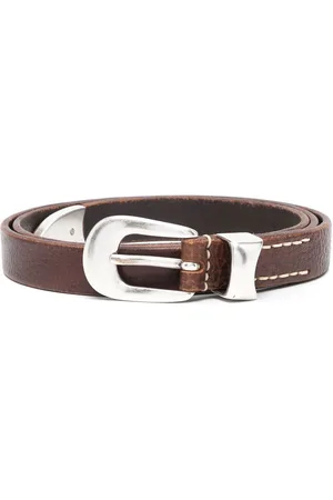 OUR LEGACY Western leather buckle belt