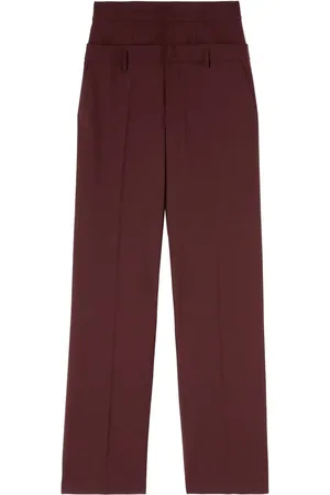 OFF-WHITE High double-waist effect trousers