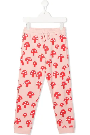Stella McCartney Mushroom Print Cotton joggers