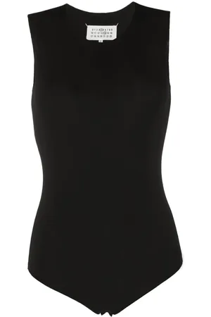 Maison Margiela Round-neck sleeveless bodysuit