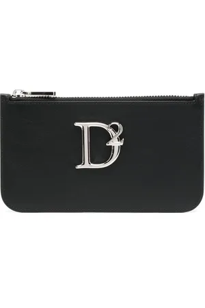 Dsquared2 Logo-plaque leather purse
