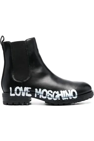 Moschino Logo-print ankle boots