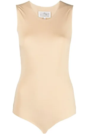 Maison Margiela Round-neck sleeveless bodysuit