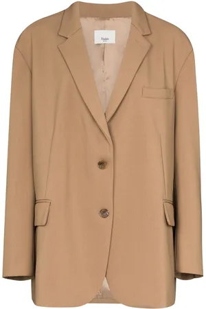 The Frankie Shop Bea single-breasted boxy blazer