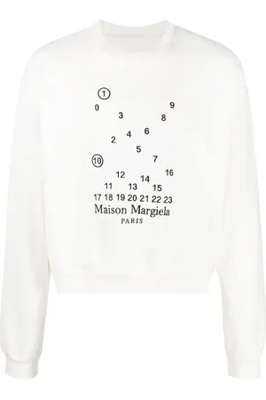 Maison Margiela Logo-print cotton sweatshirt