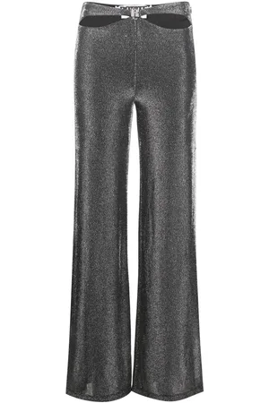 ROTATE Cut-out lurex trousers