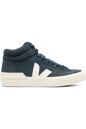 Veja Logo-patch high-top sneakers