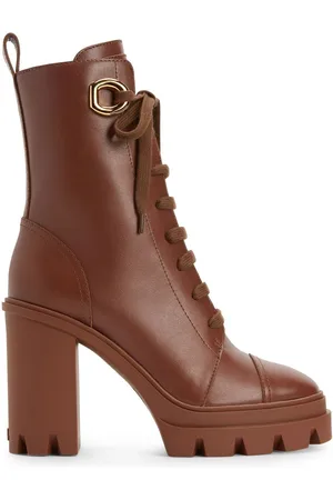 Giuseppe Zanotti Cubalibre leather ankle boots