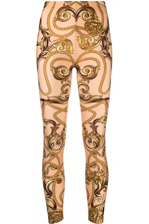 Philipp Plein New Baroque print leggings