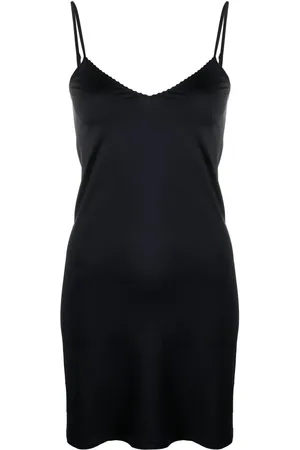 Hanro V-neck slip dress