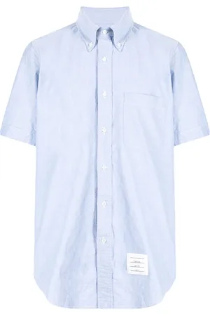 Thom Browne Logo-patch shirt