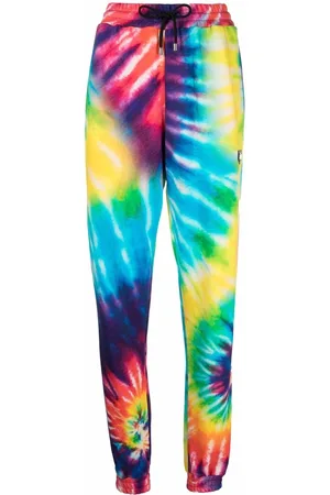 Philipp Plein Tie dye print track pants