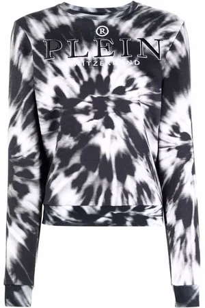 Philipp Plein Logo-embroidered tie-dye sweatshirt