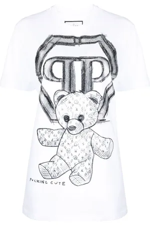 Philipp Plein teddy-bear Motif short-sleeve T-shirt - Farfetch