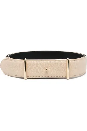 Maison Margiela Pebbled-effect leather belt