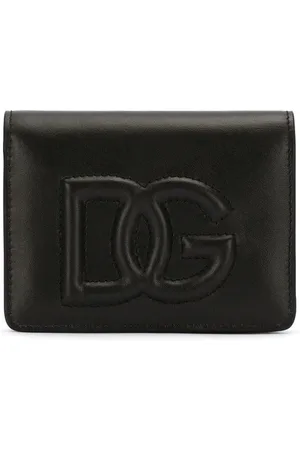Dolce & Gabbana DG-logo embossed leather wallet