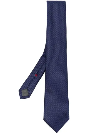 Brunello Cucinelli Textured pointed-tip tie