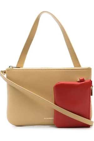 Jil Sander Logo-lettering leather crossbody bag