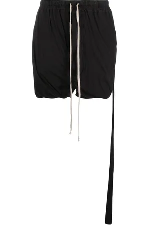 Rick Owens Drawstring-waist track shorts