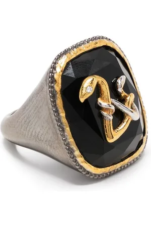 Zadig & Voltaire Logo plaque ring