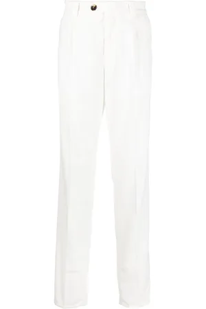 Brunello Cucinelli Off-centre fastening chinos
