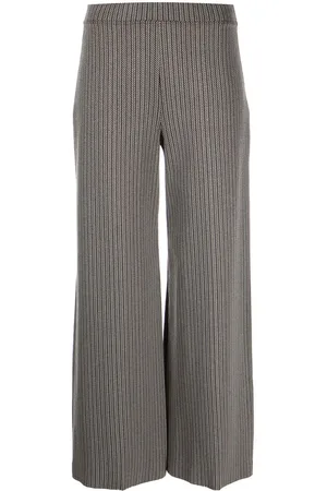 ROSETTA GETTY Herringbone flared trousers
