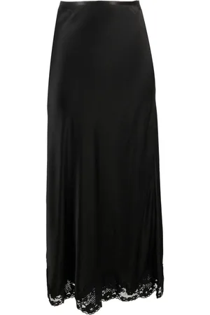 RIXO London Lace-trim midi skirt