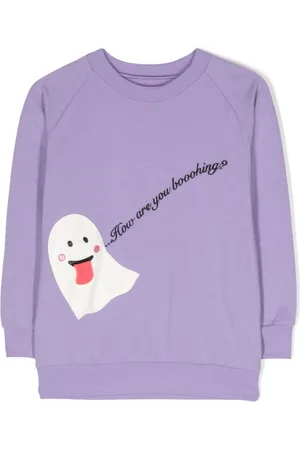 Wauw Capow by Bangbang Embroidered graphic-appliqu?? sweatshirt