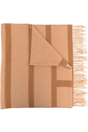 Totême Monogram jacquard wool scarf