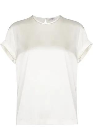Brunello Cucinelli Silk crew-neck T-shirt