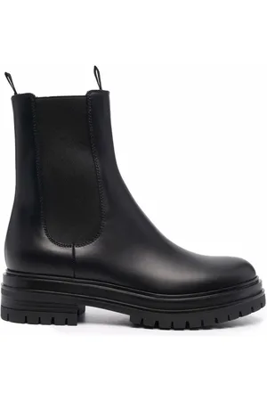 Gianvito Rossi Chunky leather Chelsea boots