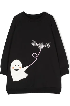 Wauw Capow by Bangbang Happy Ghost cotton jumper dress