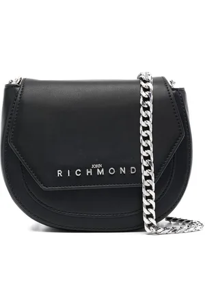 JOHN RICHMOND SHOULDER BAG NEW Black Cotton Nylon ref.104147 - Joli Closet