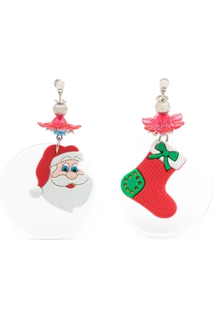 AMIR SLAMA Christmas-motif asymmetric earrings