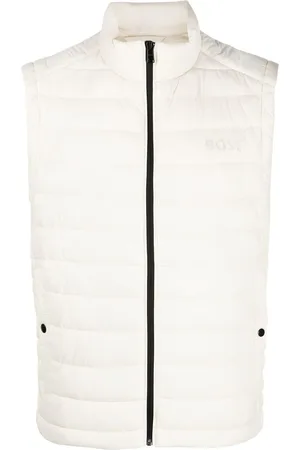 HUGO BOSS Logo-print quilted gilet
