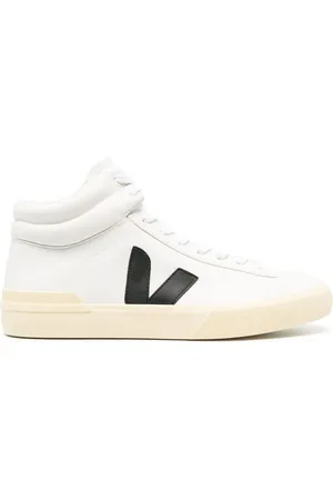 Veja Logo-patch high-top sneakers