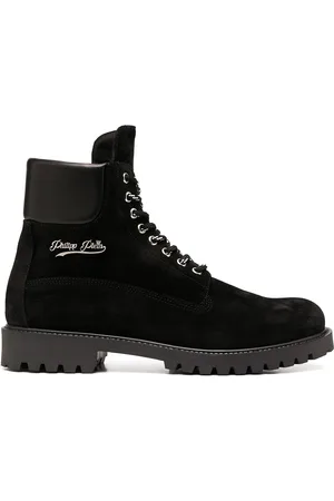 Philipp Plein Suede ankle boots