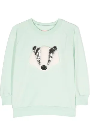 Wauw Capow by Bangbang Badger crew neck sweatshirt