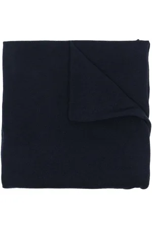 Jil Sander Cashmere logo-patch scarf