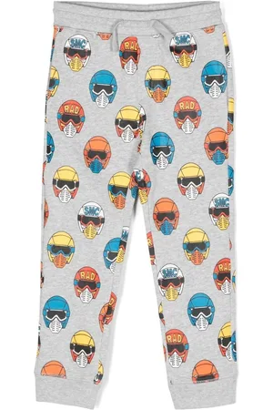 Stella McCartney Helmet-print drawstring track-pants
