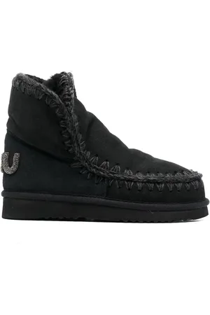 Mou Eskimo glitter logo ankle boots