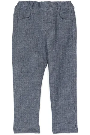 Tartine Et Chocolat Chevron-print elasticated-waist trousers