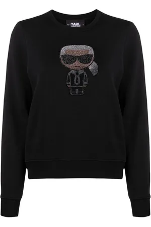 Karl Lagerfeld K/Ikonik sparkle sweatshirt