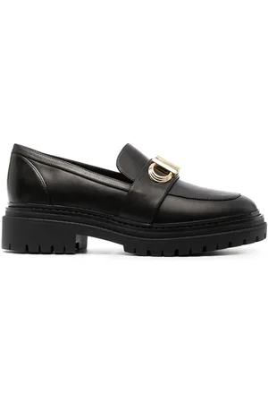 Michael Kors Parker lug logo-plaque loafers