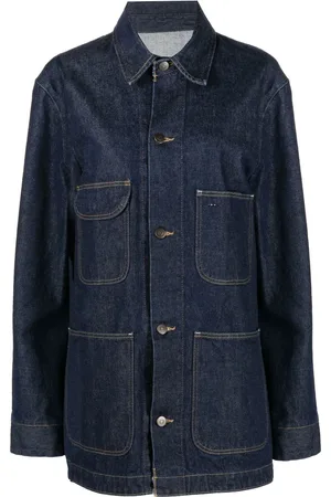Maison Margiela Contrast-stitch denim jacket