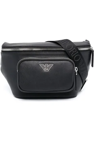 Emporio Armani Leather logo-plaque bag
