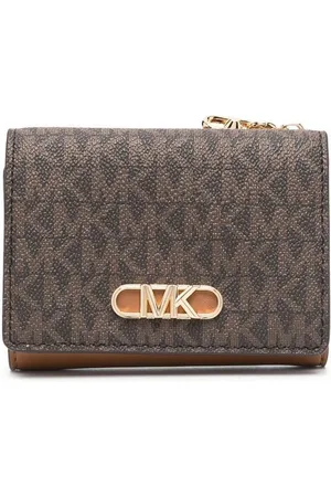 Michael Kors Monogram logo-patch wallet