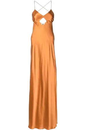 Michelle Mason Cut-out detail gown