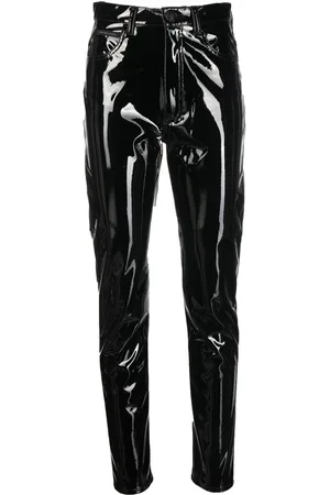 Philipp Plein Super-High waisted biker trousers