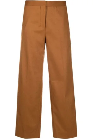 There Was One Mid-rise straight-leg trousers
